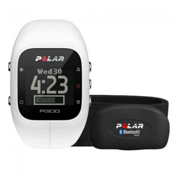 Polar A300 sports watch white with heart rate  90054235